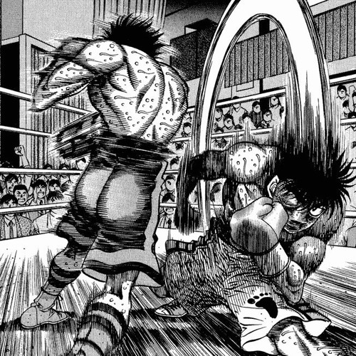 Uma das melhores partes da luta - Hajime no Ippo Extreme