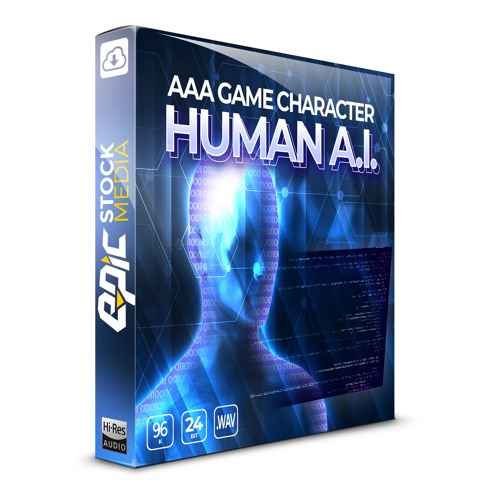 Stream Epic Stock Media Listen to AAA Game Character Human AI Voice