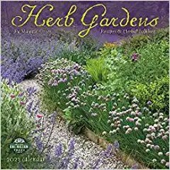 ~[^EPUB] Herb Gardens 2023 Wall Calendar: Recipes & Herbal Folklore by Maggie Oster | 12" x 24" Open
