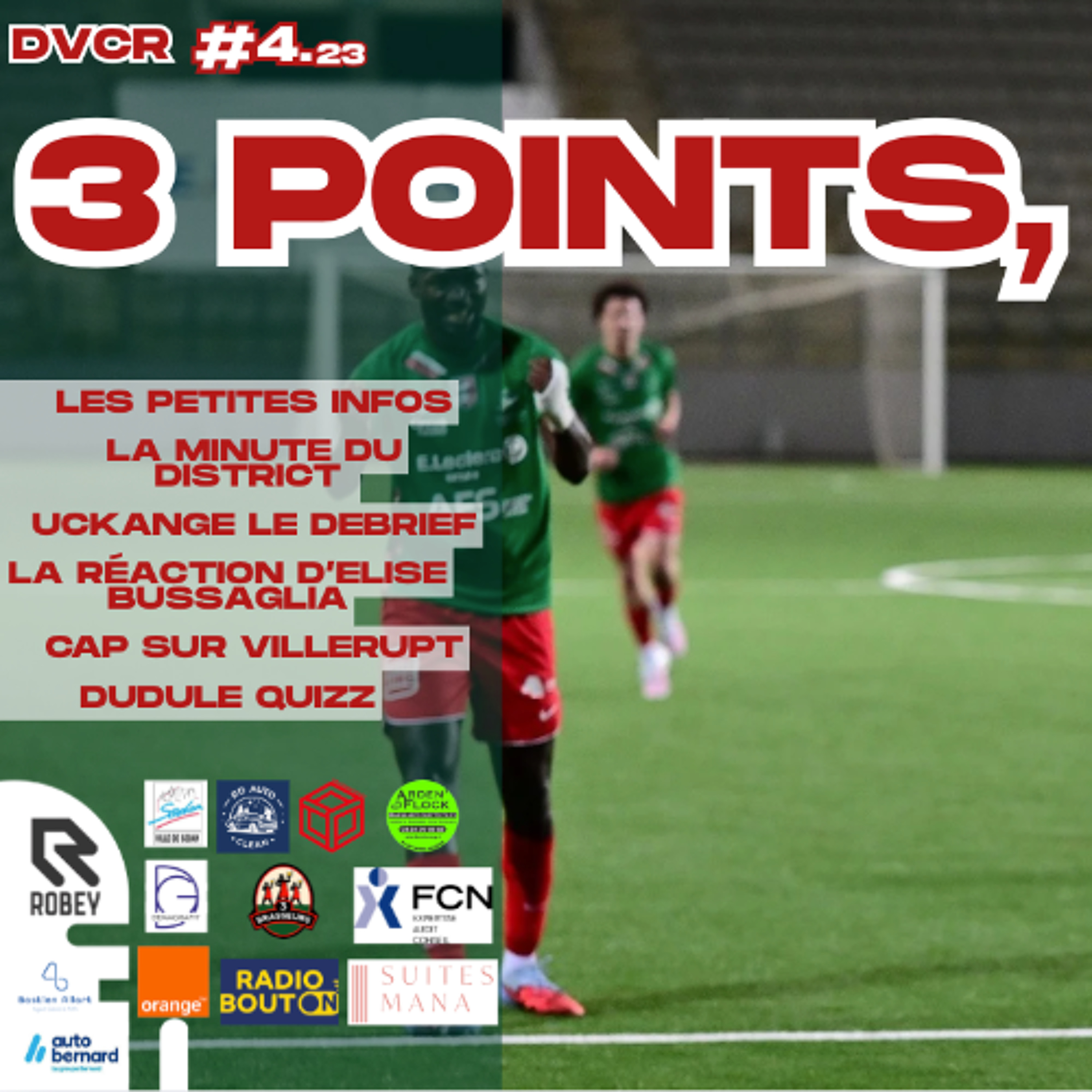 DVCR 4.23 : 3 POINTS, VOILÀ ....