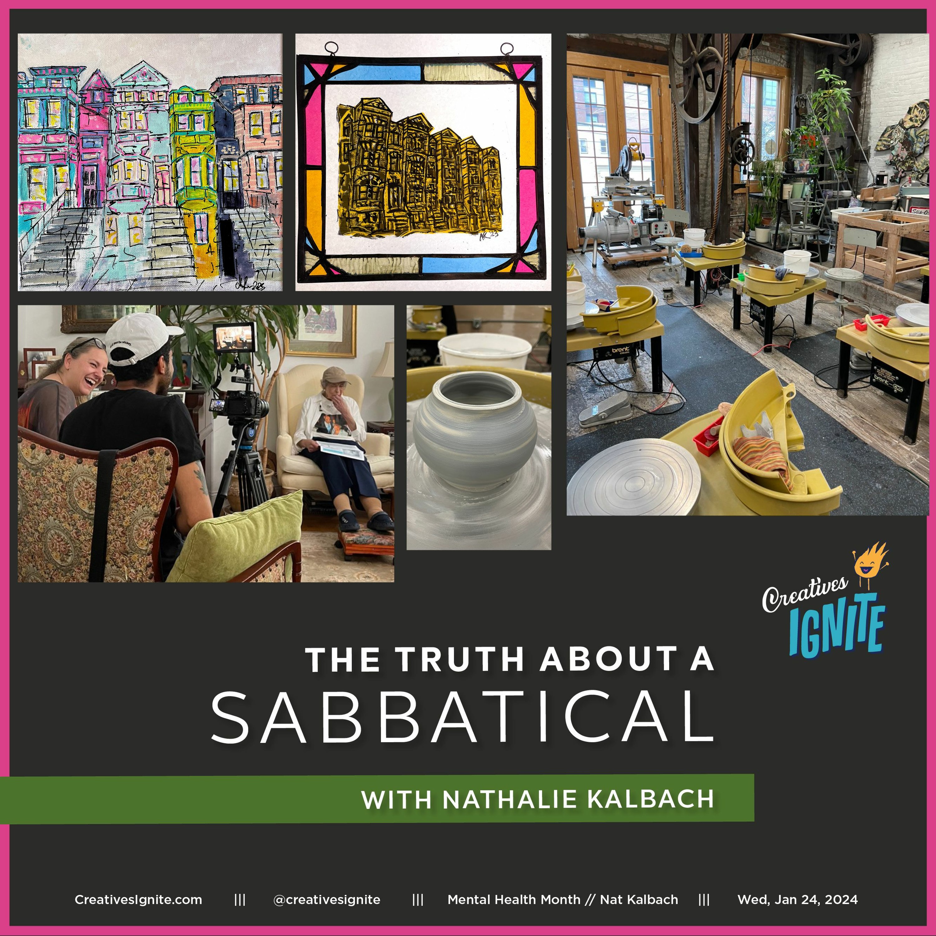 The Truth About a Sabbatical with Nathalie Kalbach ||| Mental Health Month episode artwork