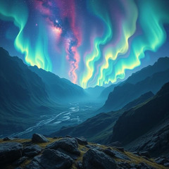 Waves of the northern lights