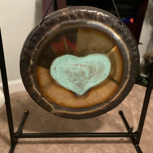Stream day 6 of 30Day Gong Challenge Heart Gong by Julie Jewels Smoot