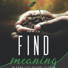 VIEW EPUB 🖌️ How to Find Meaning in Your Life Before it Ends (Resources on Faith, Si