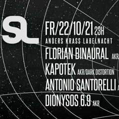 Florian Binaural - Anders Krass Records - Label Night @ Club Schimmerlos 22.10.21