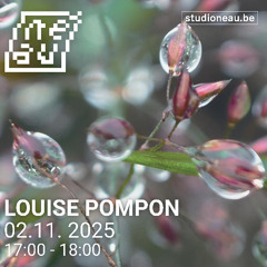 STUDIO NEAU — w/ Louise Pompon "whatever is happening, there is always something else going on"