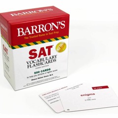 EPUB Download SAT Vocabulary Flashcards (Barron's Test Prep) Full Page
