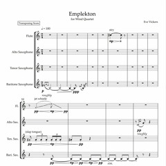 Emplekton - for Wind Quartet