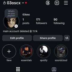 FOLLOW MY NEW INSTAGRAM @03OSCX
