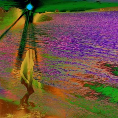 psychedelic sunset☀︎Dusk of the blue sun
