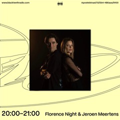 Black Teeth Radio:OVERLAP live at Stuk w/ Florence Night & Jeroen Meertens 07-08-2025