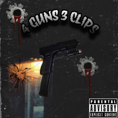 4 guns 3 clips