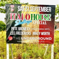 Italo House Strictly Vinyl Shelleys Special - Closing Set - 21st Sept '24 @ The Underground
