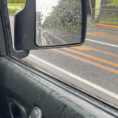Driving with Windows Open on a Rainy Day 雨の日の窓を開けたドライブ