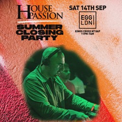 Hotsteppa LIVE SET #HousePassion 14/09/24 @ Egg LDN