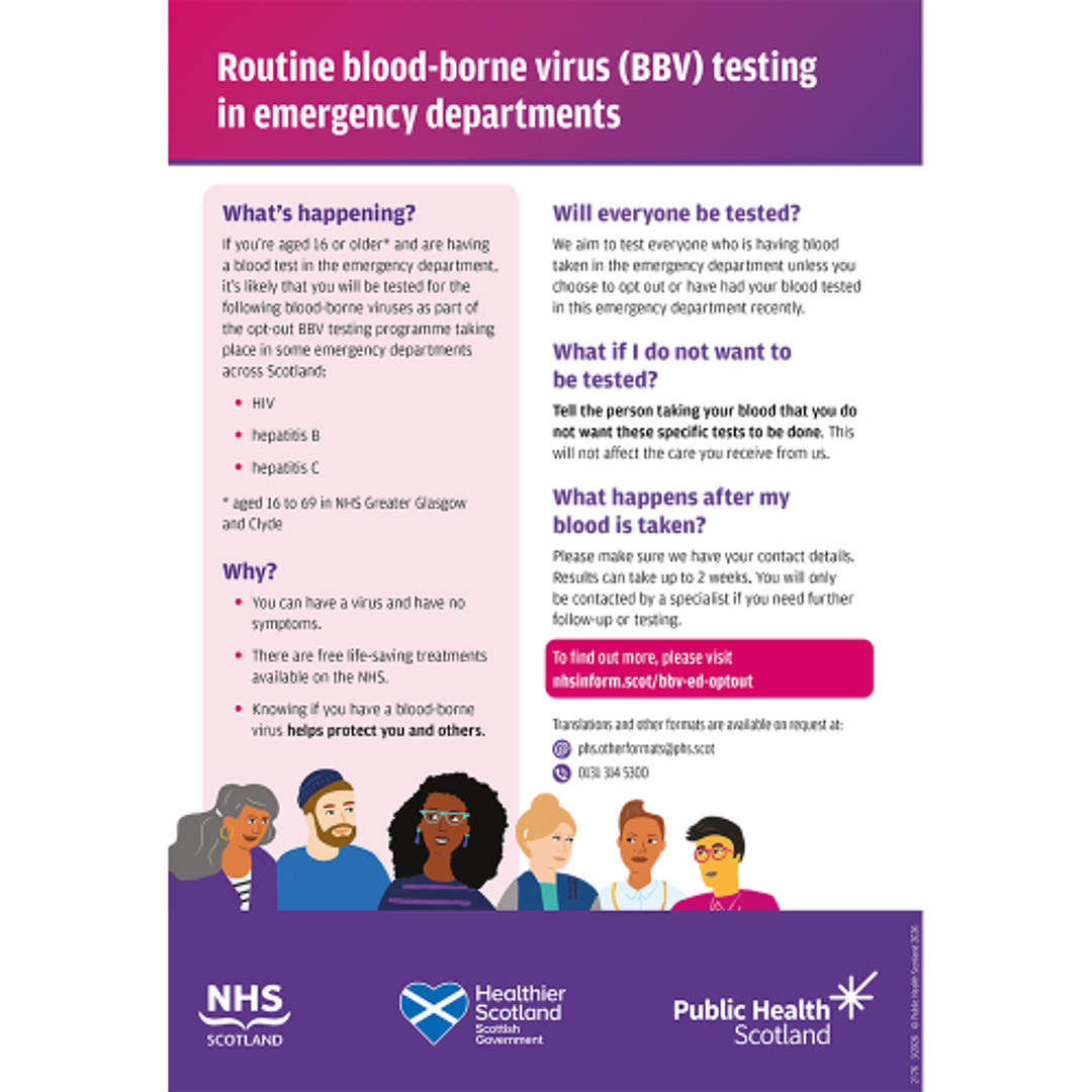 Stream Routine blood-borne virus (BBV) testing in emergency departments ...