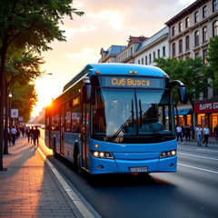 Waiting For The Blue Bus