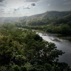 Panama - the Emberá community of Pirati at sundown