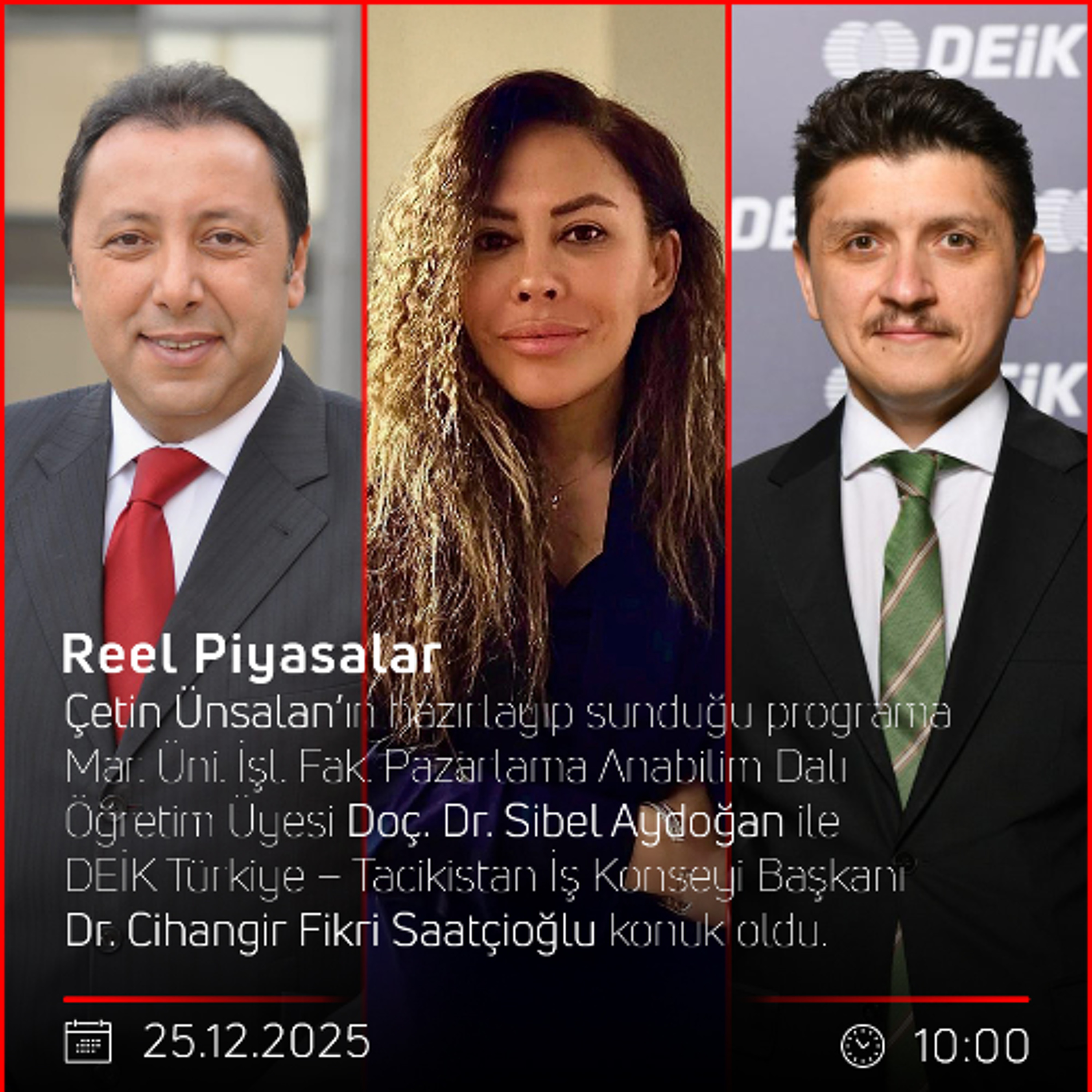 Doç. Dr. Sibel Aydoğan & Dr. Cihangir Fikri Saatçioğlu - Çetin Ünsalan ile Reel Piyasalar