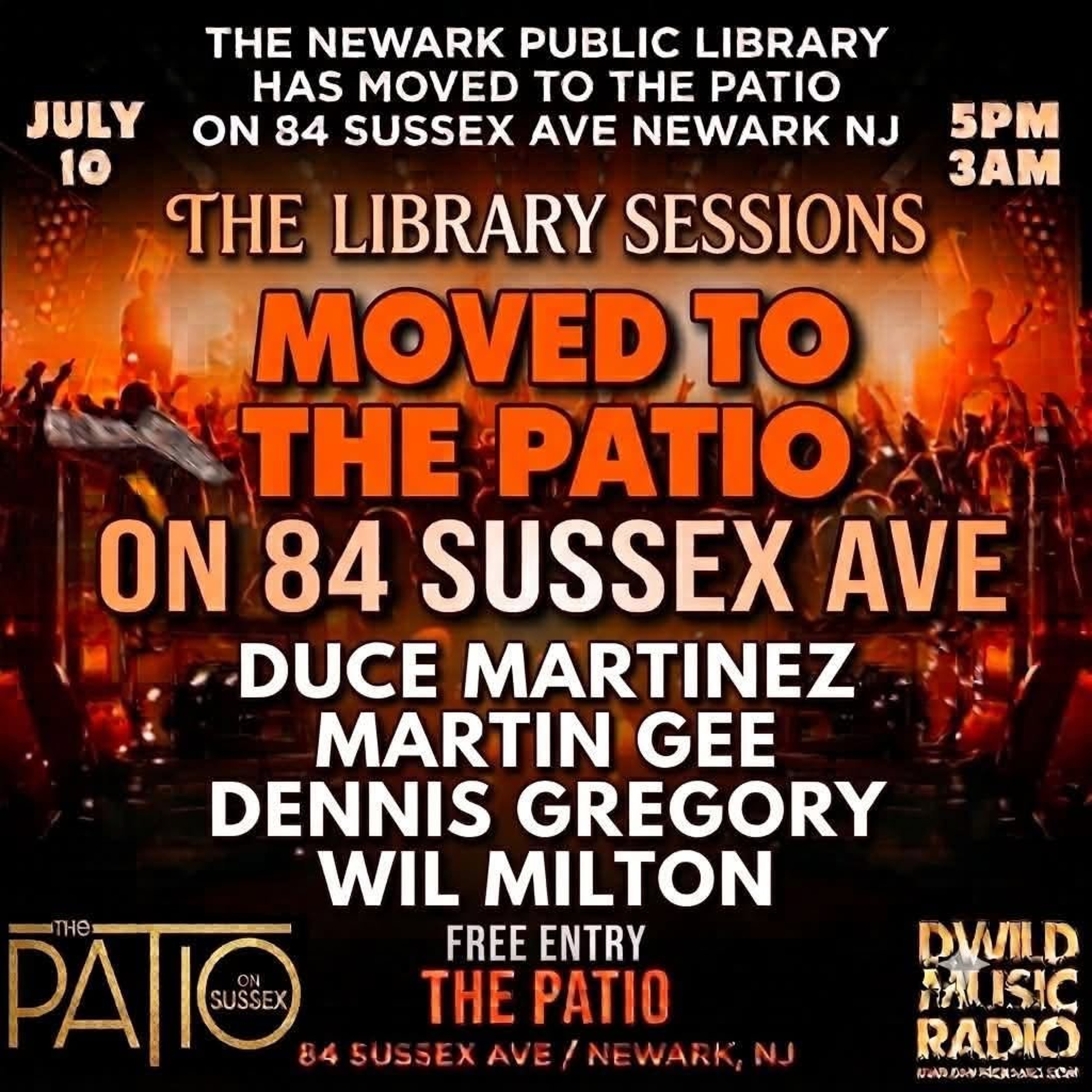 Wil Milton Live at The Patio-New Jersey July 10 2026 episode artwork