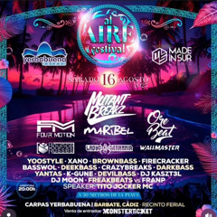 FreakBeats vs Fran-P Al aire Festival Carpas Yerbabuena Barbate Cadiz Made in Sur