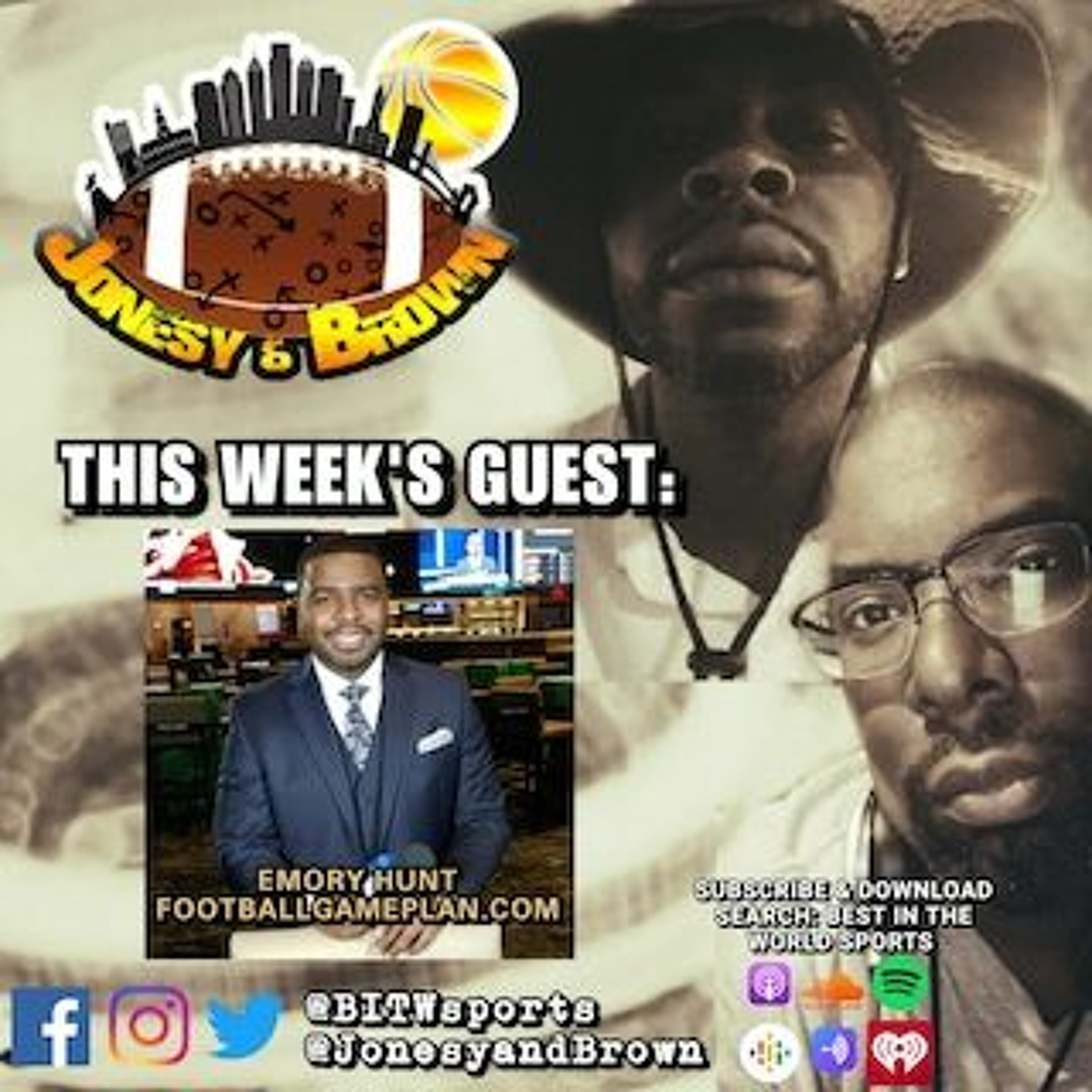 Jonesy & Brown Ep. 58: Talking Eagles, Jalen Hurts, and the NFL Draft with Emory Hunt episode artwork
