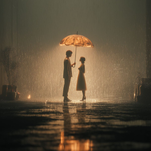 Crystals in the Rain