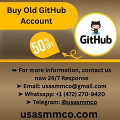 Buy-Old-GitHub-Account – Aged, Verified & Ready to Use