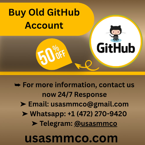 Buy-Old-GitHub-Account – Aged, Verified & Ready to Use