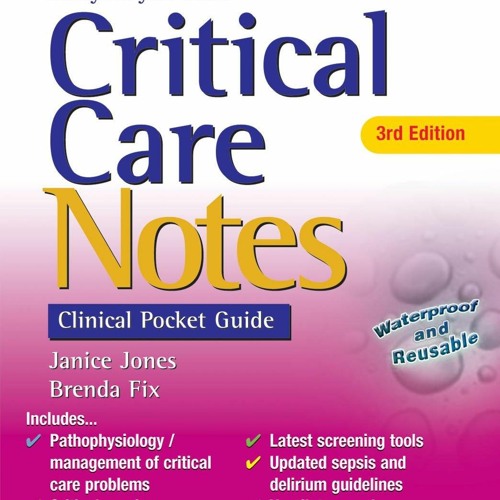 E-book download Critical Care Notes: Clinical Pocket Guide: Clinical Pocket
