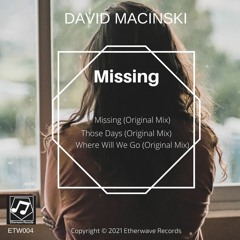 David Macinski - Those  Days (Original Mix) cut