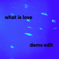 What Is Love - Haddaway (deMV disco edit)