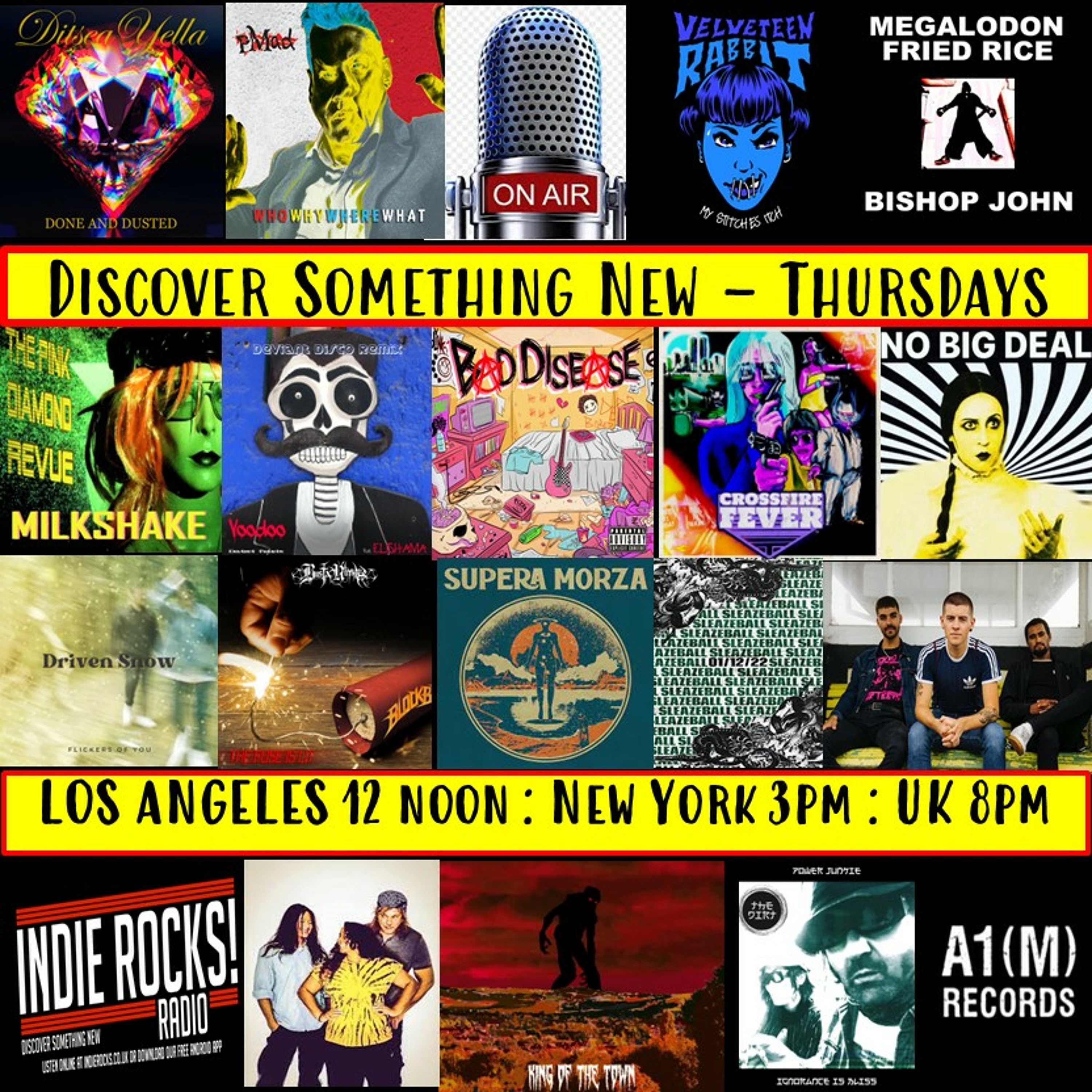 A1M new Music Show - Discover New Music - Indie Rocks Radio