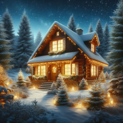 Our Little Mountain Home - Christmas