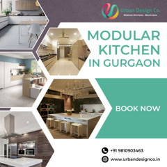 Stylish Modular Kitchen in Gurgaon by Urban Design Co.
