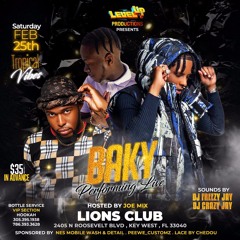 BAKY performance  LIVE MIX  IN  KEY WEST  DJ  CRAZY JAY  JOE MIX