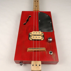 Old Red Padron 3 String Cigar Box Guitar CBG #2574