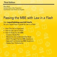 DOWNLOAD/PDF  Emanuel Law in a Flash for Multistate Bar Exam Flash Cards
