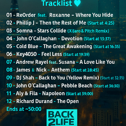 BACK2LIFE 🩵 CH04 | Dive into 50 minutes of Trance
