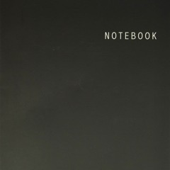 Stream⚡️DOWNLOAD❤️ Notebook Unlined Notebook - Large (8.5 x 11 inches) - 100 Pages - Black C