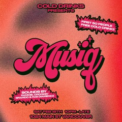 live set from “MUSIQ” | raediamendz