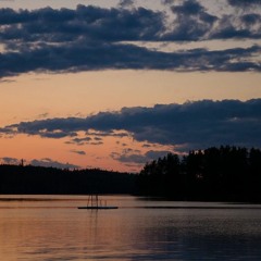 Sun Setting On A Beautiful Day