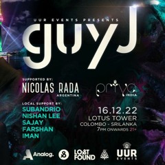 Guy J @ Lotus Tower, Colombo, Sri Lanka 16 December 2022