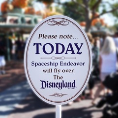 Space Shuttle Endeavour Flies Over The Disneyland Resort