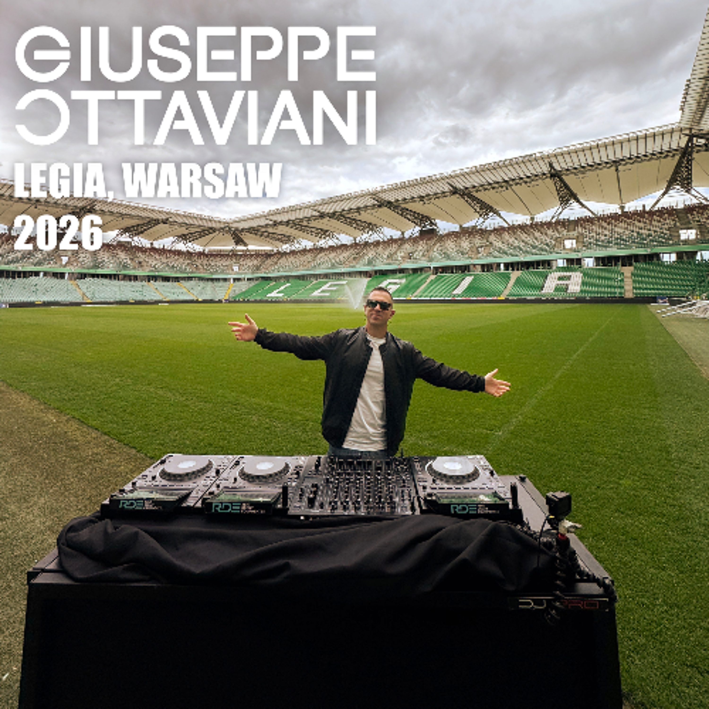 Giuseppe Ottaviani at Legia Stadium for A State of Trance, Poland at Warsaw Music Festival.