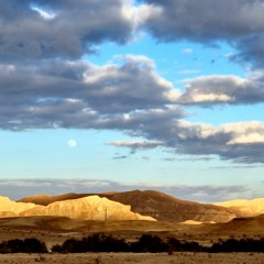 Sunset Israeli Desert