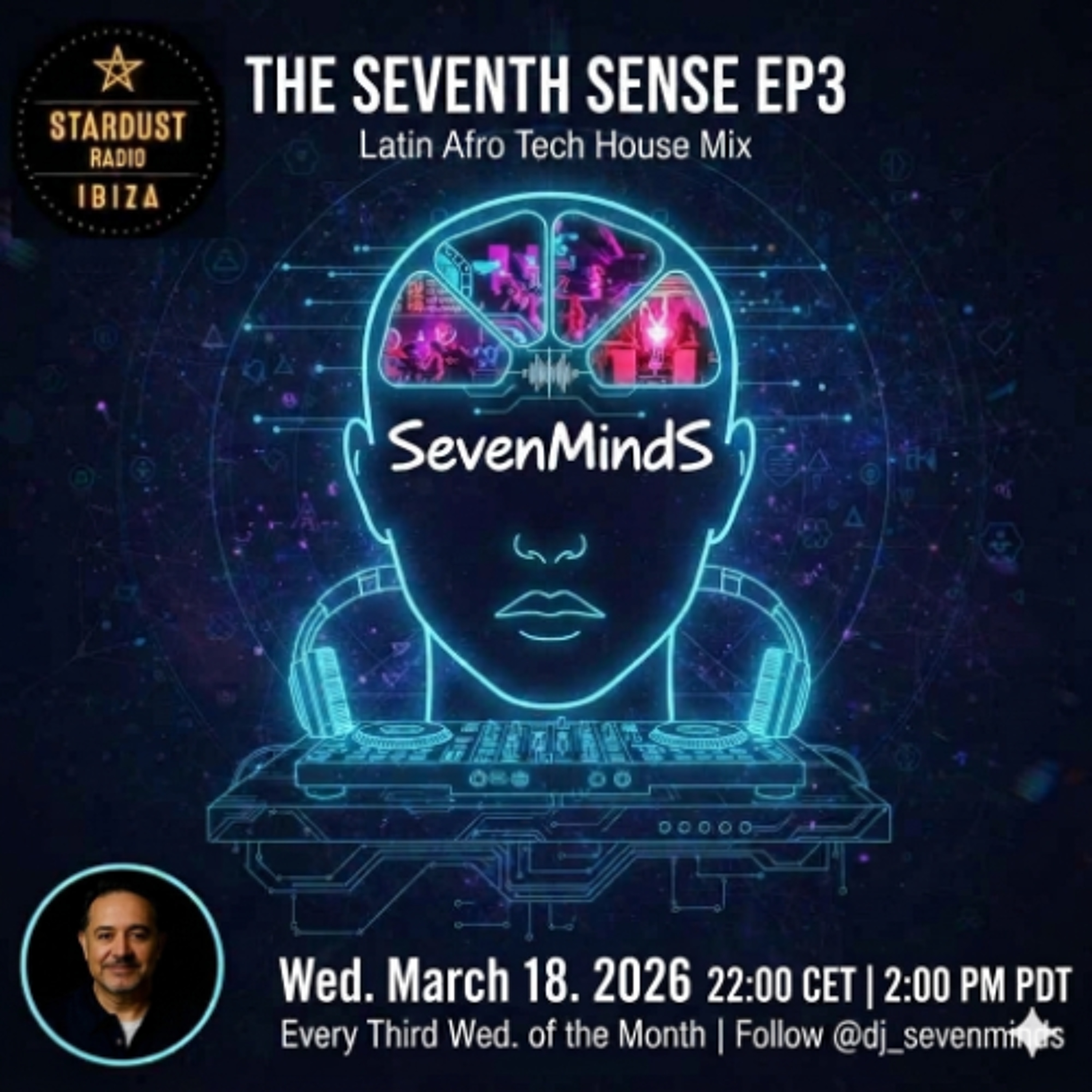 SevenMindS - The Seventh Sense EP3 - Afro Latin Tech House Deep episode artwork