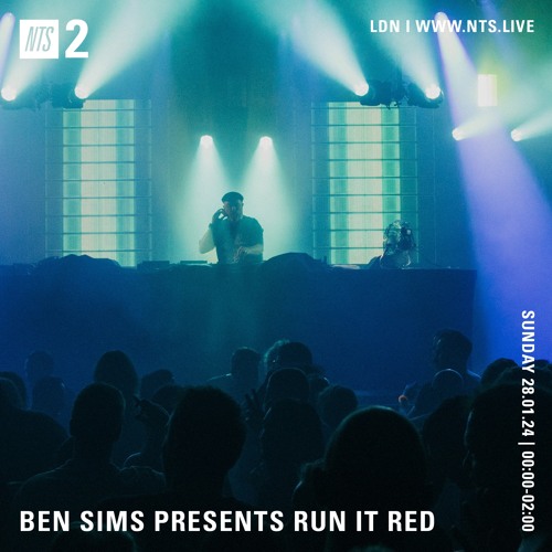 BEN SIMS Pres RUN IT RED 106. Jan 2024