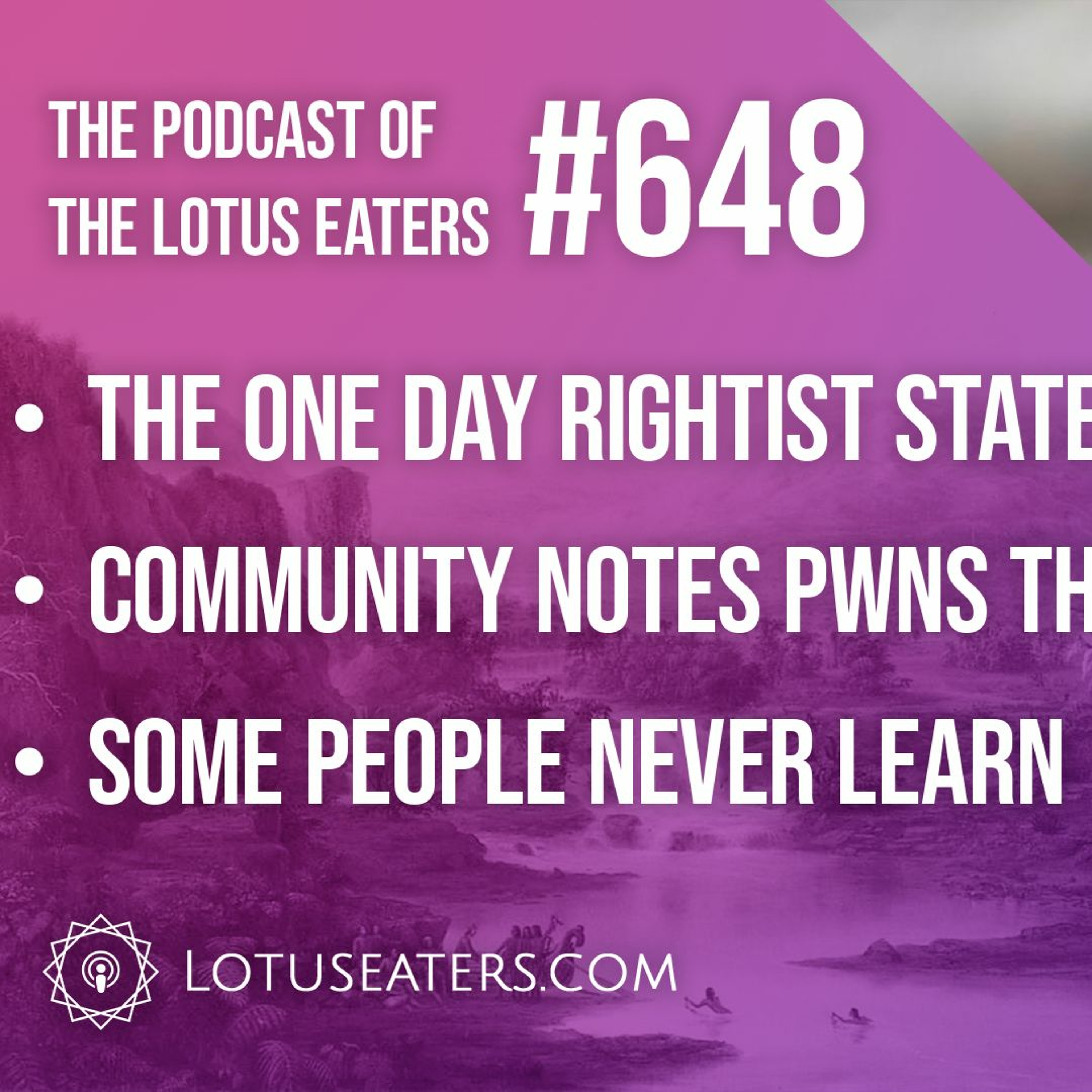The Podcast of the Lotus Eaters #648