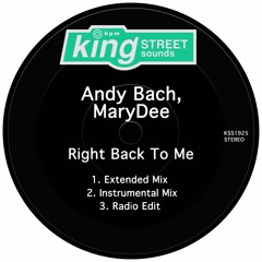 Right Back To Me (Extended Mix)